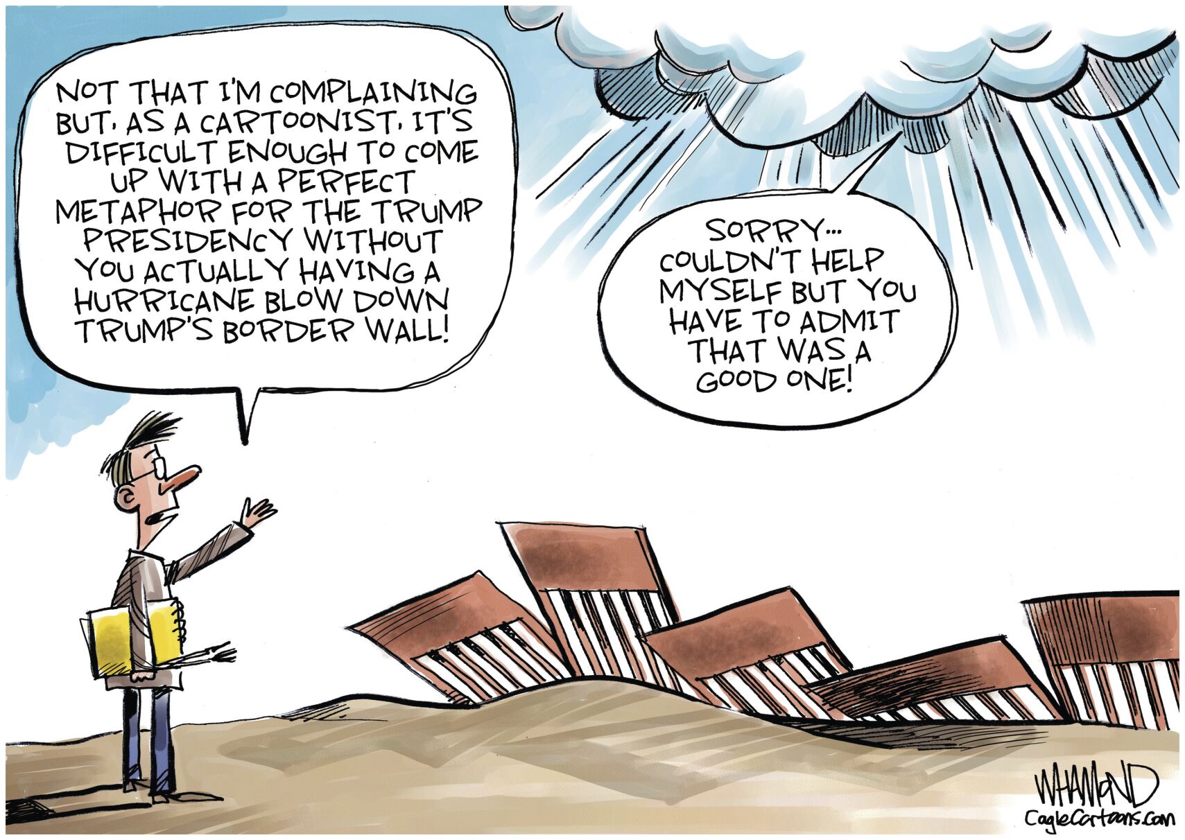 Whamond: Cartoonist's dilemma